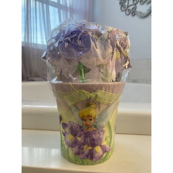 Tinkerbell Flower Pot w/pen & pad - Picture 4 of 6
